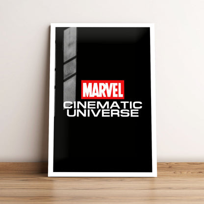 Marvel Cinematic Universe Minimalist Movie Metal Poster