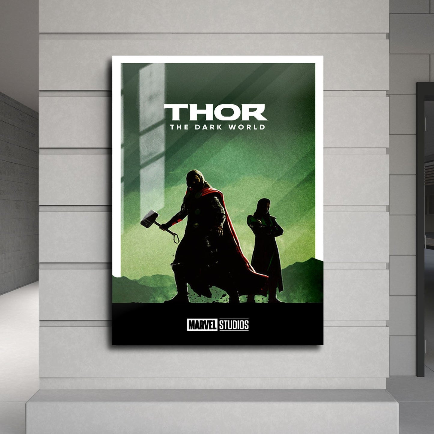 Flex Designs Metal Poster Thor The Dark World Minimalist 24 x 36" Home Goods - Movie 2013 Movie Metal Poster