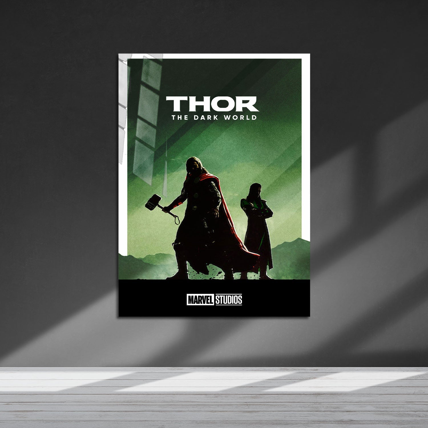 Flex Designs Metal Poster Thor The Dark World Minimalist 5 x 7" Home Goods - Movie 2013 Movie Metal Poster