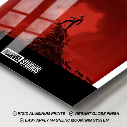 Flex Designs Metal Poster Ant-Man Minimalist 11 x 17" Home Goods - Movie 2015 Movie Metal Poster