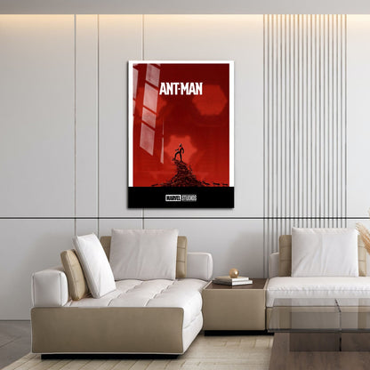 Flex Designs Metal Poster Ant-Man Minimalist 16 x 24" Home Goods - Movie 2015 Movie Metal Poster