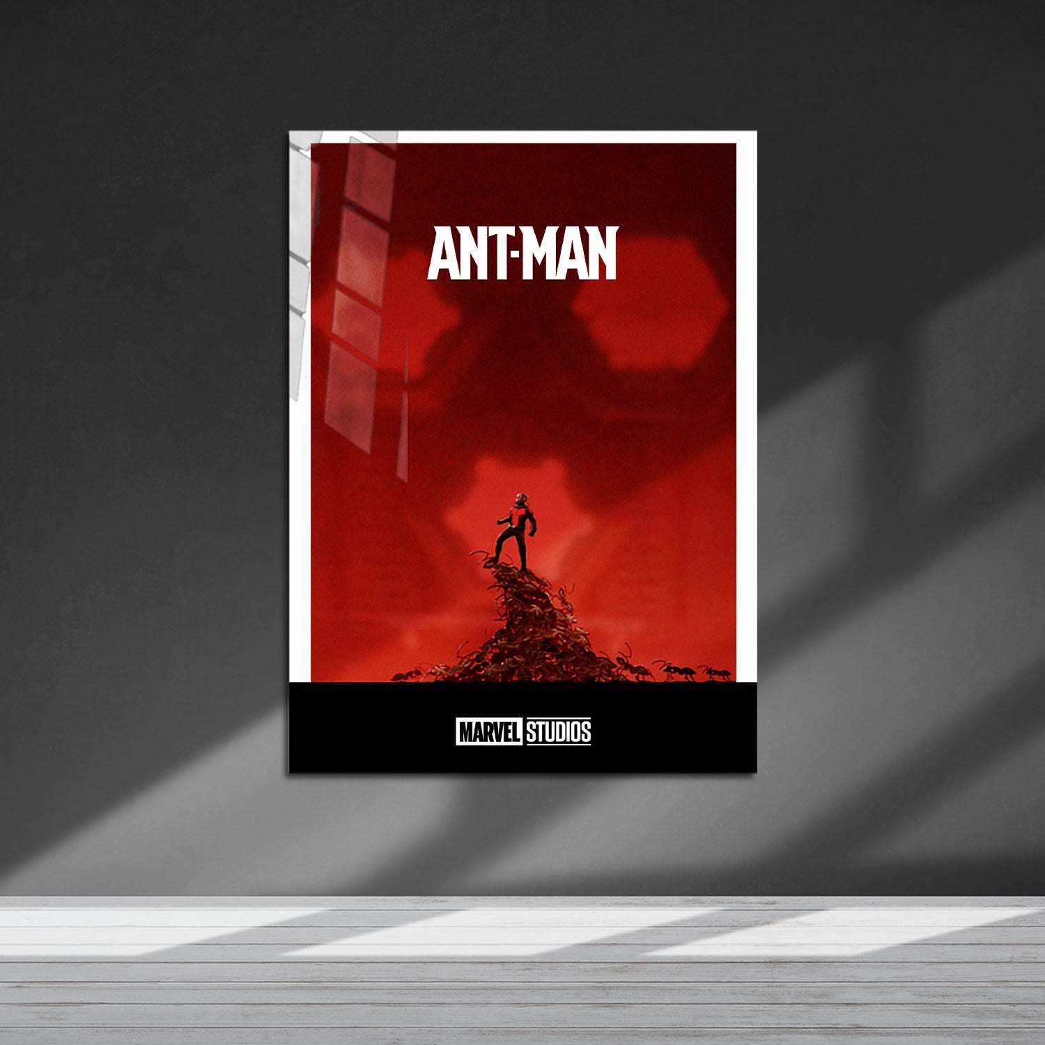Flex Designs Metal Poster Ant-Man Minimalist 5 x 7" Home Goods - Movie 2015 Movie Metal Poster