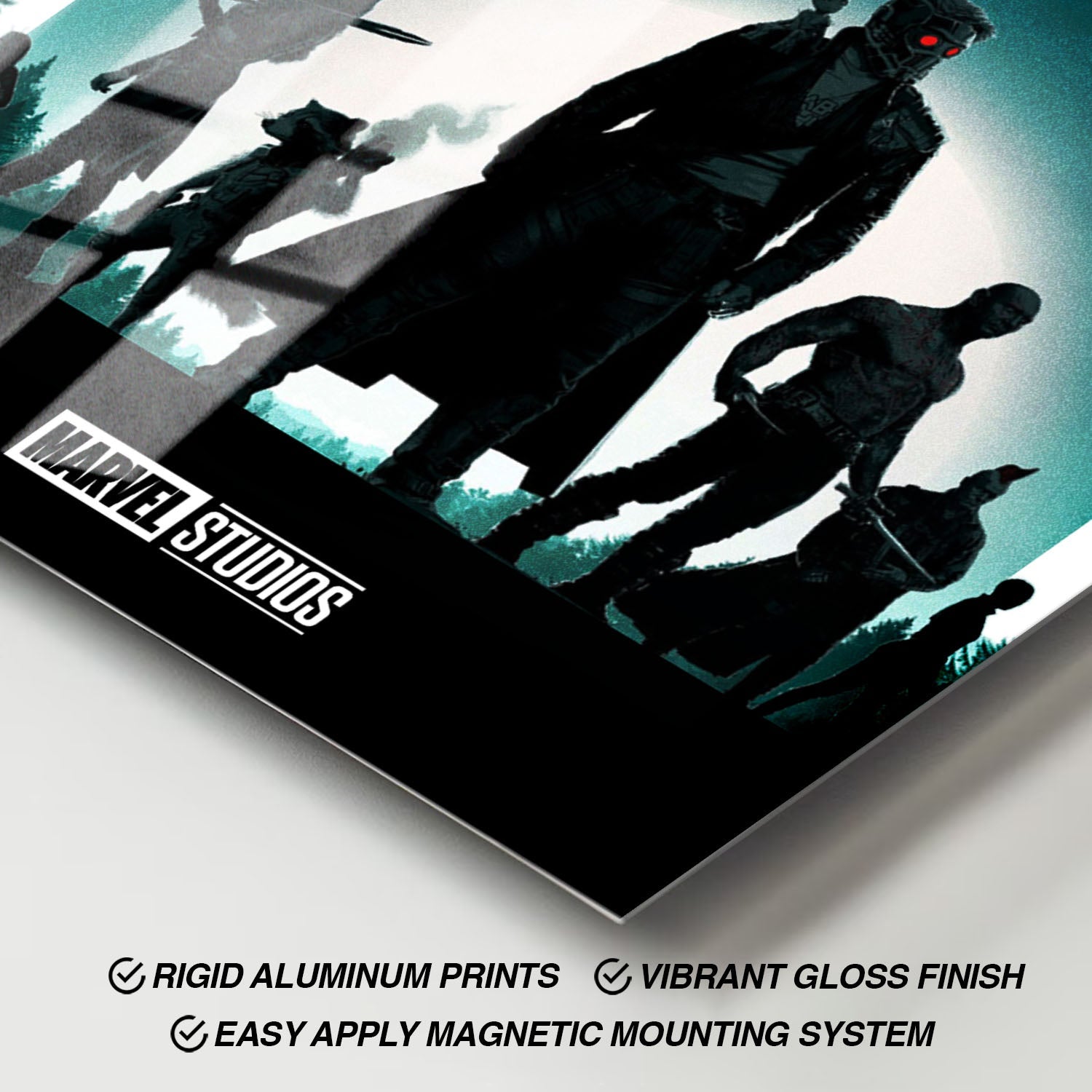 Flex Designs Metal Poster Guardians of the Galaxy Vol 2 Minimalist 11 x 17" Home Goods - Movie 2017 Movie Metal Poster