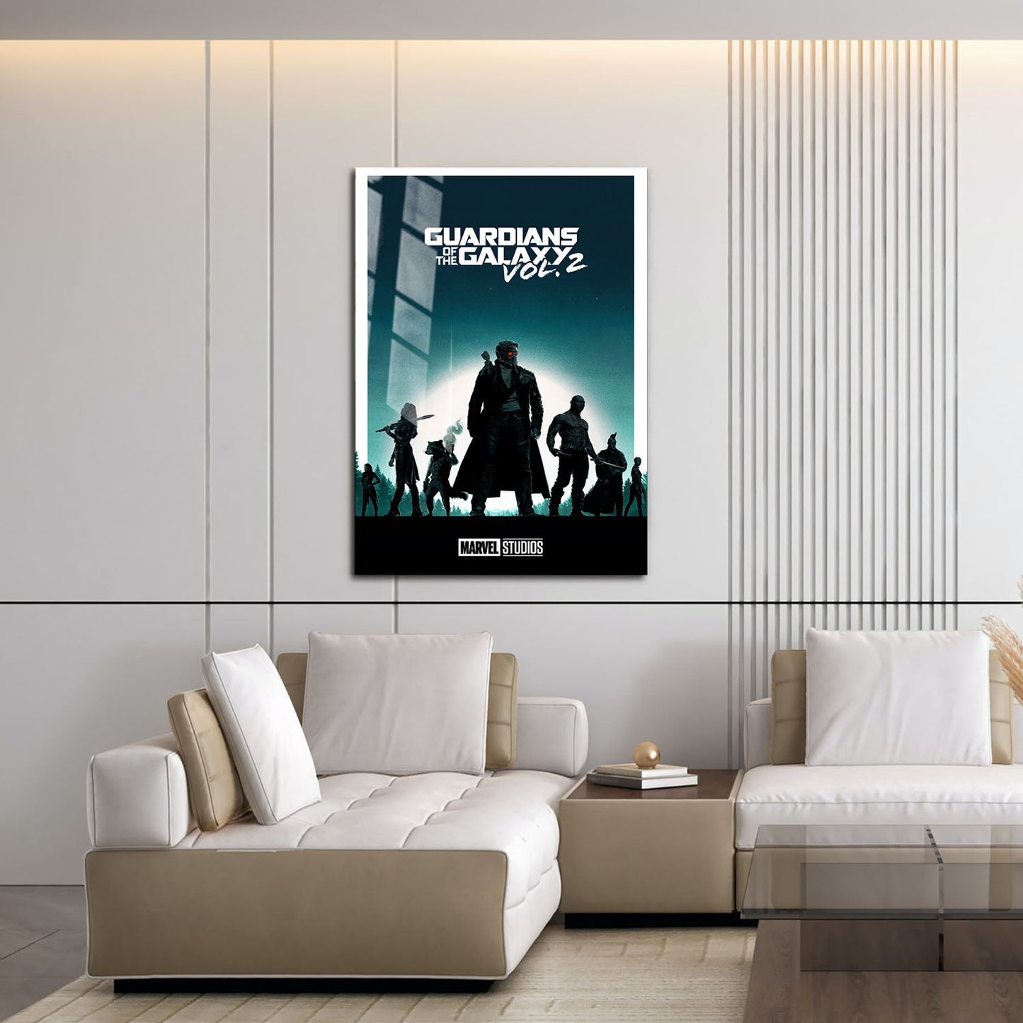 Flex Designs Metal Poster Guardians of the Galaxy Vol 2 Minimalist 16 x 24" Home Goods - Movie 2017 Movie Metal Poster