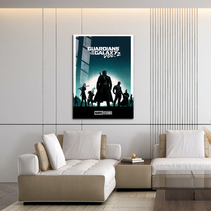 Flex Designs Metal Poster Guardians of the Galaxy Vol 2 Minimalist 16 x 24" Home Goods - Movie 2017 Movie Metal Poster