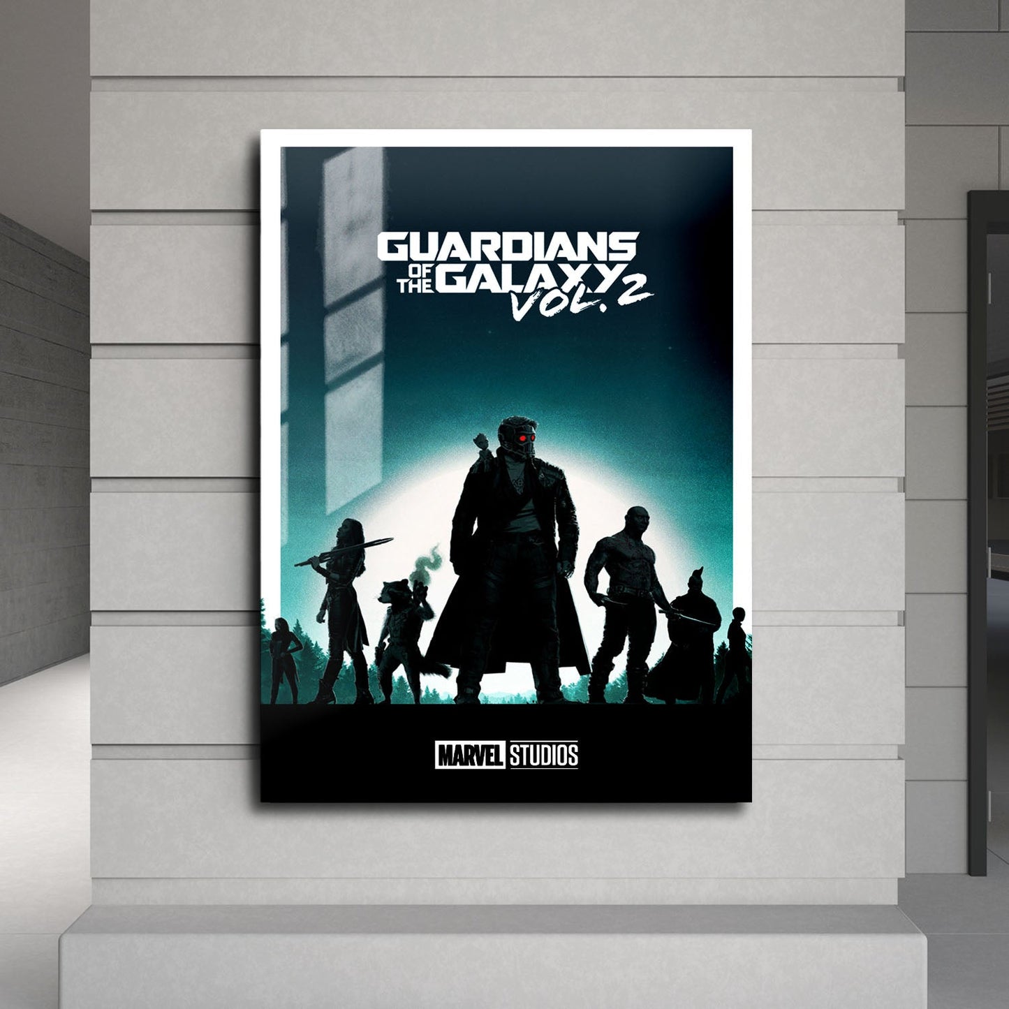 Flex Designs Metal Poster Guardians of the Galaxy Vol 2 Minimalist 24 x 36" Home Goods - Movie 2017 Movie Metal Poster