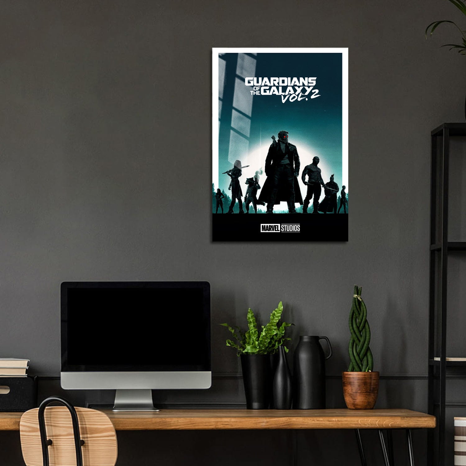Flex Designs Metal Poster Guardians of the Galaxy Vol 2 Minimalist 5 x 7" Home Goods - Movie 2017 Movie Metal Poster