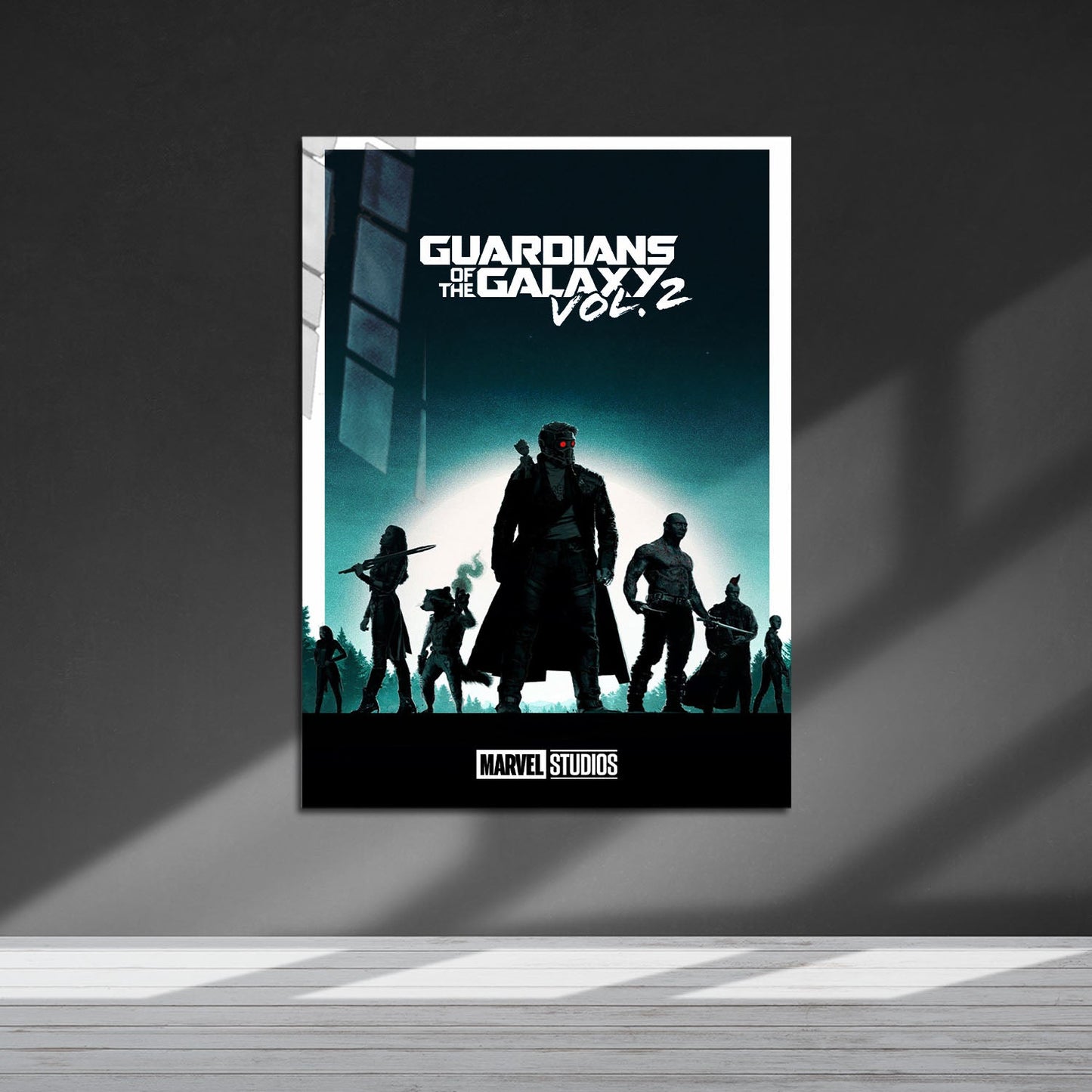 Flex Designs Metal Poster Guardians of the Galaxy Vol 2 Minimalist 5 x 7" Home Goods - Movie 2017 Movie Metal Poster