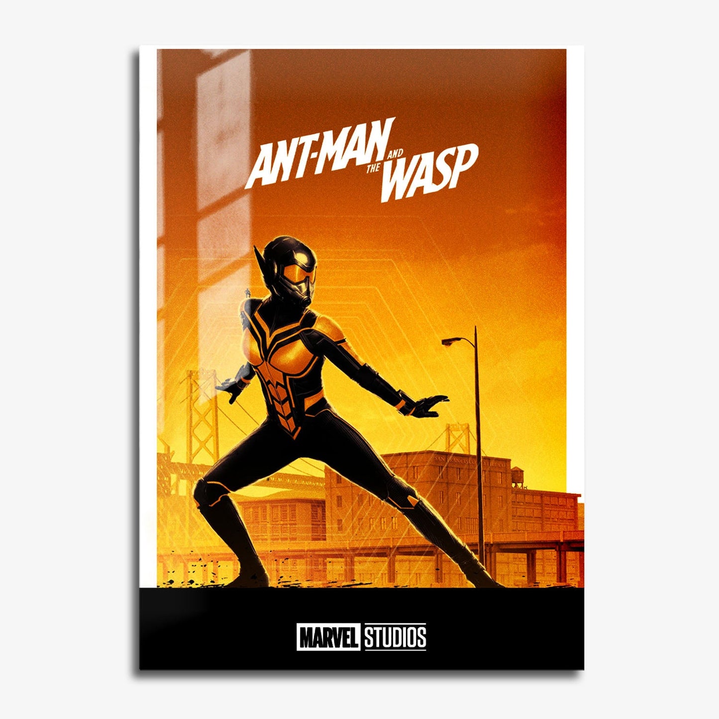 Flex Designs Metal Poster Ant-Man and the Wasp Minimalist 11 x 17" Home Goods - Movie 2018 Movie Metal Poster