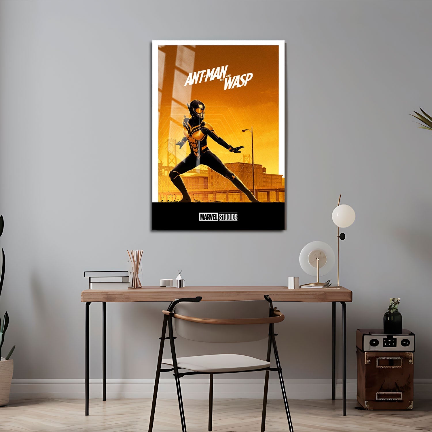 Flex Designs Metal Poster Ant-Man and the Wasp Minimalist 24 x 36" Home Goods - Movie 2018 Movie Metal Poster