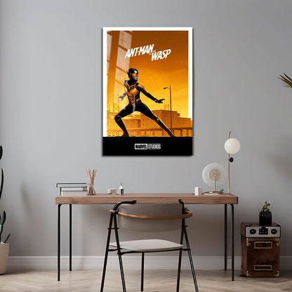 Flex Designs Metal Poster Ant-Man and the Wasp Minimalist 24 x 36" Home Goods - Movie 2018 Movie Metal Poster