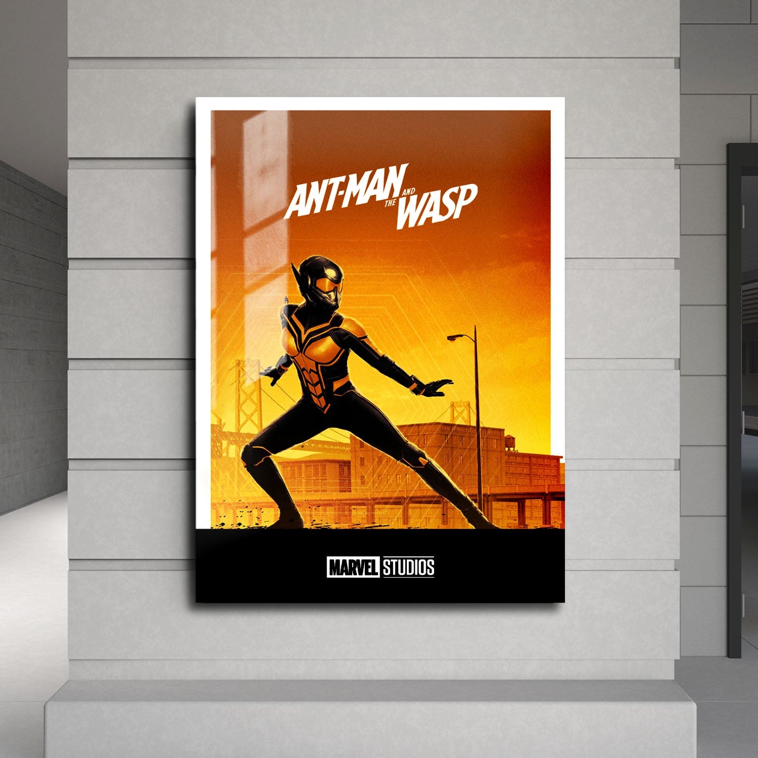 Flex Designs Metal Poster Ant-Man and the Wasp Minimalist 24 x 36" Home Goods - Movie 2018 Movie Metal Poster