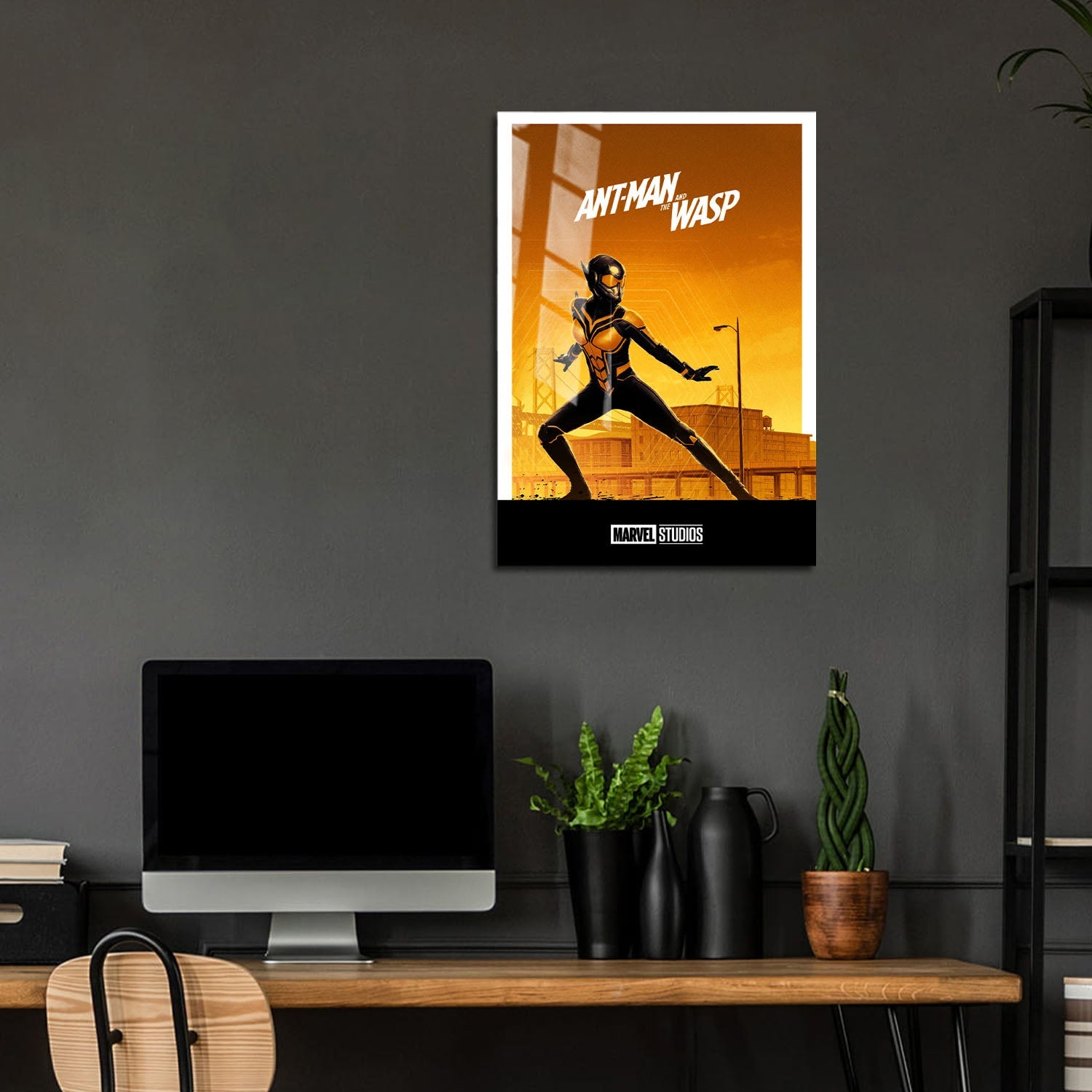 Flex Designs Metal Poster Ant-Man and the Wasp Minimalist 5 x 7" Home Goods - Movie 2018 Movie Metal Poster