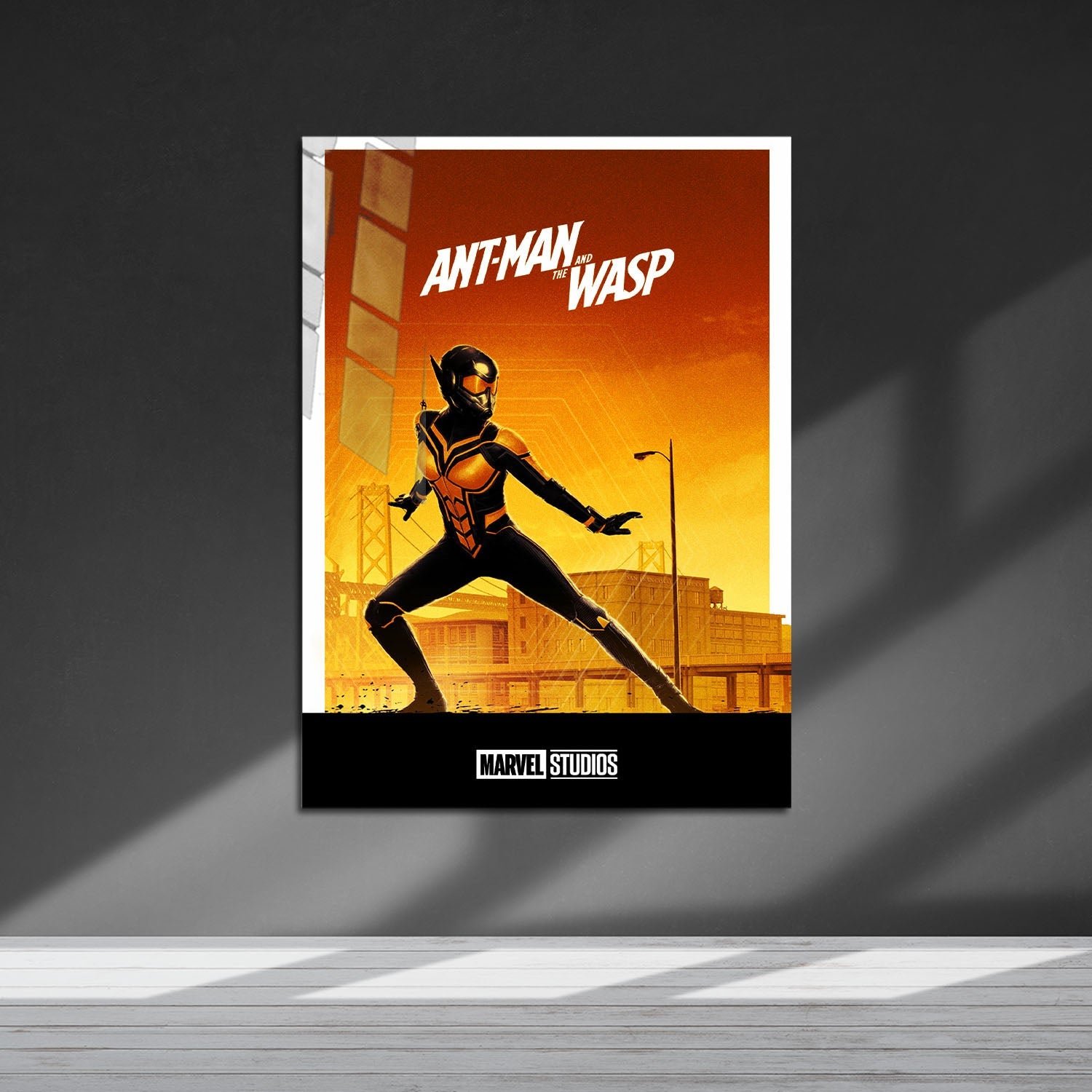 Flex Designs Metal Poster Ant-Man and the Wasp Minimalist 5 x 7" Home Goods - Movie 2018 Movie Metal Poster