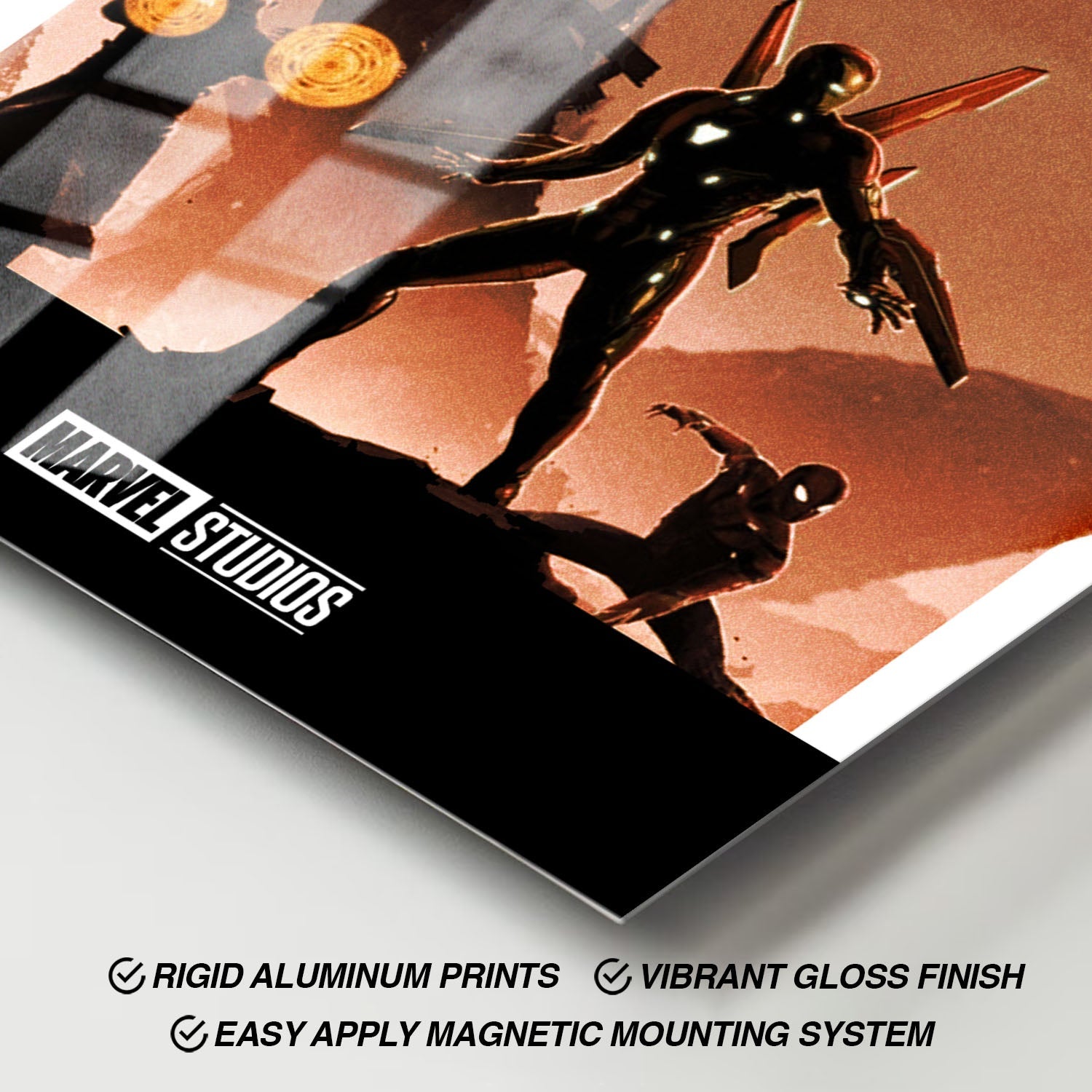 Flex Designs Metal Poster Avengers Infinity War Minimalist 11 x 17" Home Goods - Movie 2018 Movie Metal Poster