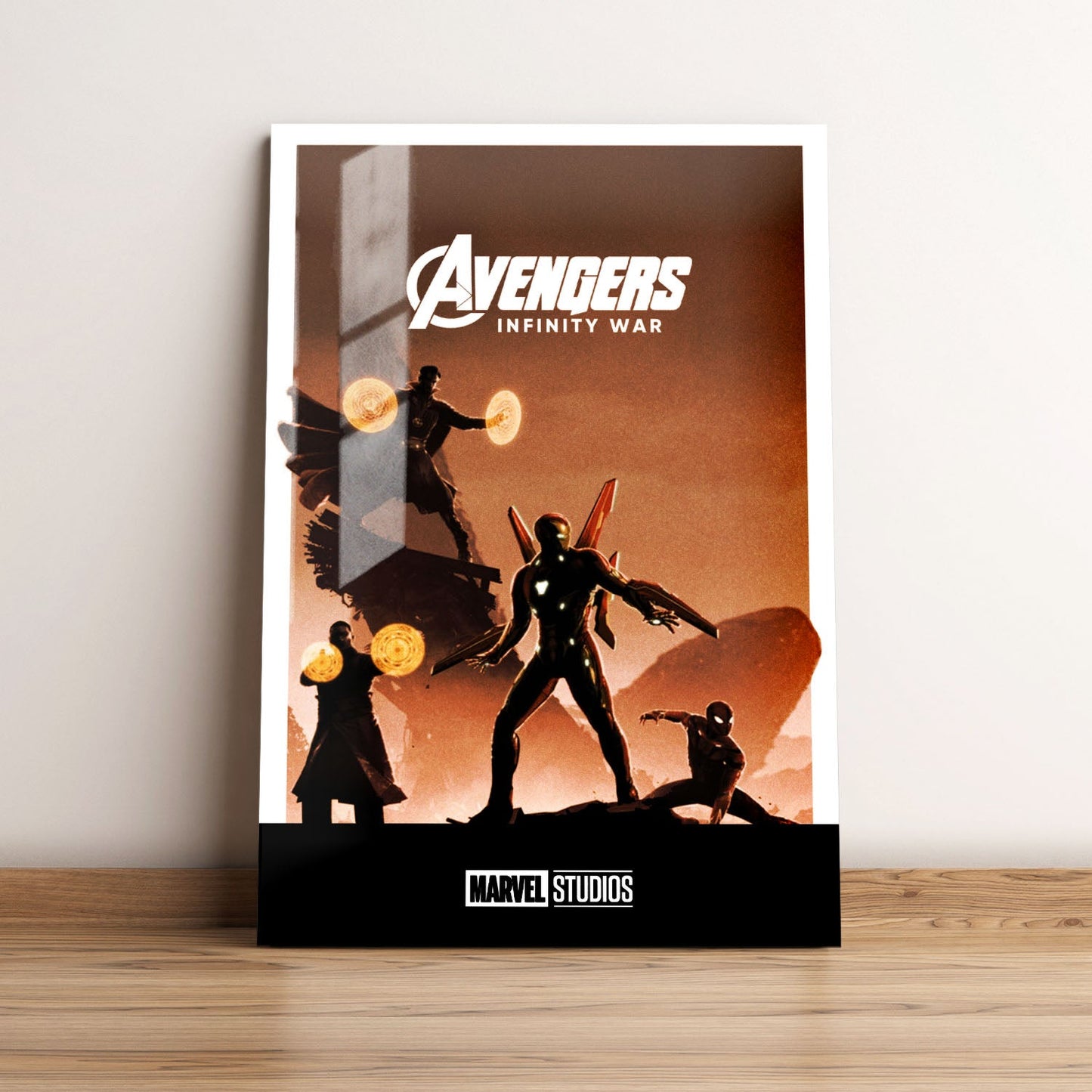 Avengers Infinity War Minimalist Movie Metal Poster