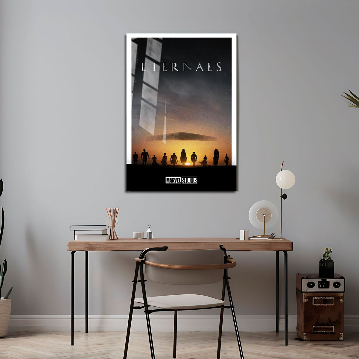 Flex Designs Metal Poster Eternals Minimalist 24 x 36" Home Goods - Movie 2021 Movie Metal Poster