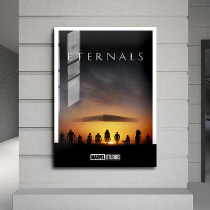 Flex Designs Metal Poster Eternals Minimalist 24 x 36" Home Goods - Movie 2021 Movie Metal Poster