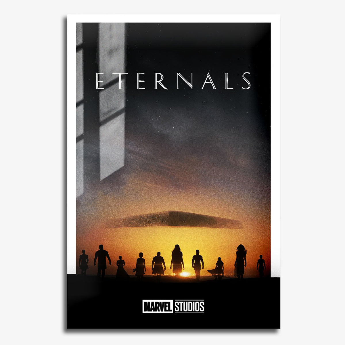 Flex Designs Metal Poster Eternals Minimalist 11 x 17" Home Goods - Movie 2021 Movie Metal Poster