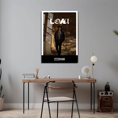 Flex Designs Metal Poster Loki Minimalist 24 x 36" Home Goods - TV Show 2021 TV Show Metal Poster