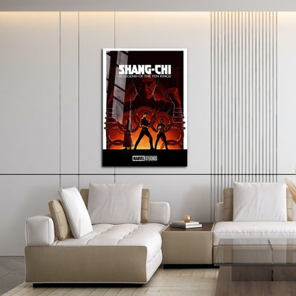 Flex Designs Metal Poster Shang-Chi and the Legend of the Ten Rings Minimalist 16 x 24" Home Goods - Movie 2021 Movie Metal Poster