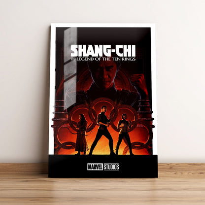 Shang-Chi and the Legend of the Ten Rings Minimalist Movie Metal Poster