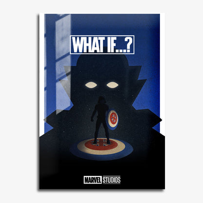 Flex Designs Metal Poster What If Minimalist 11 x 17" Home Goods - TV Show 2021 TV Show Metal Poster
