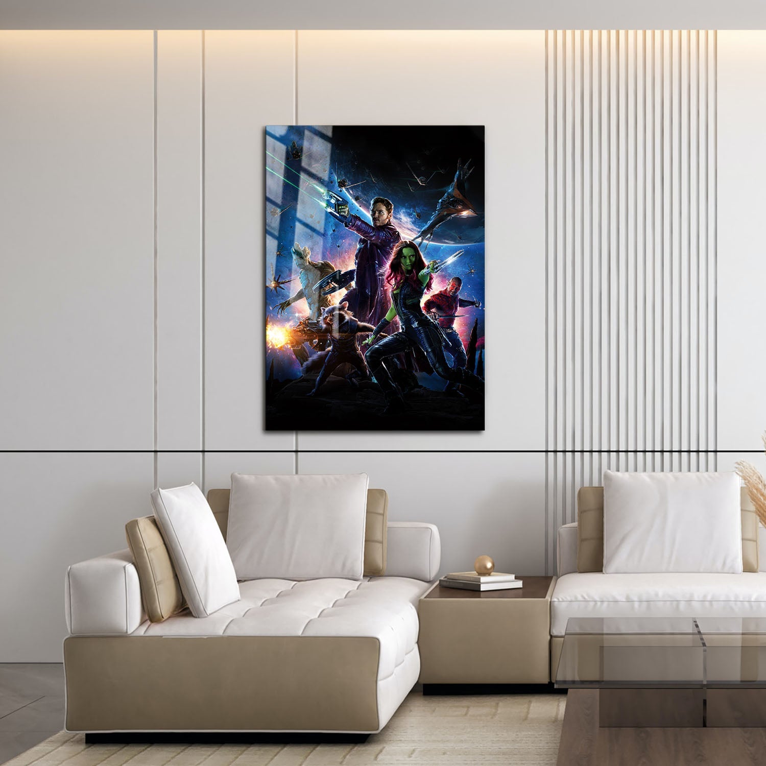 Flex Designs Metal Poster Guardians of the Galaxy Textless 16 x 24" Home Goods - Movie 2014 Movie Metal Poster