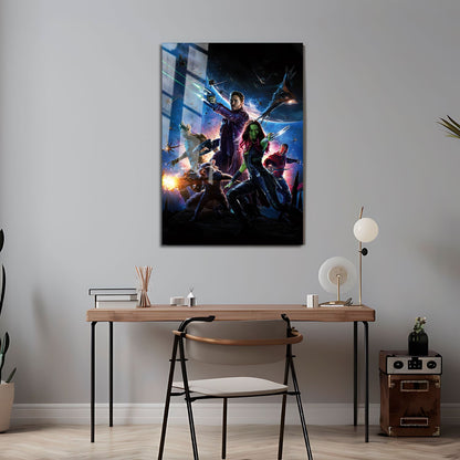 Flex Designs Metal Poster Guardians of the Galaxy Textless 24 x 36" Home Goods - Movie 2014 Movie Metal Poster