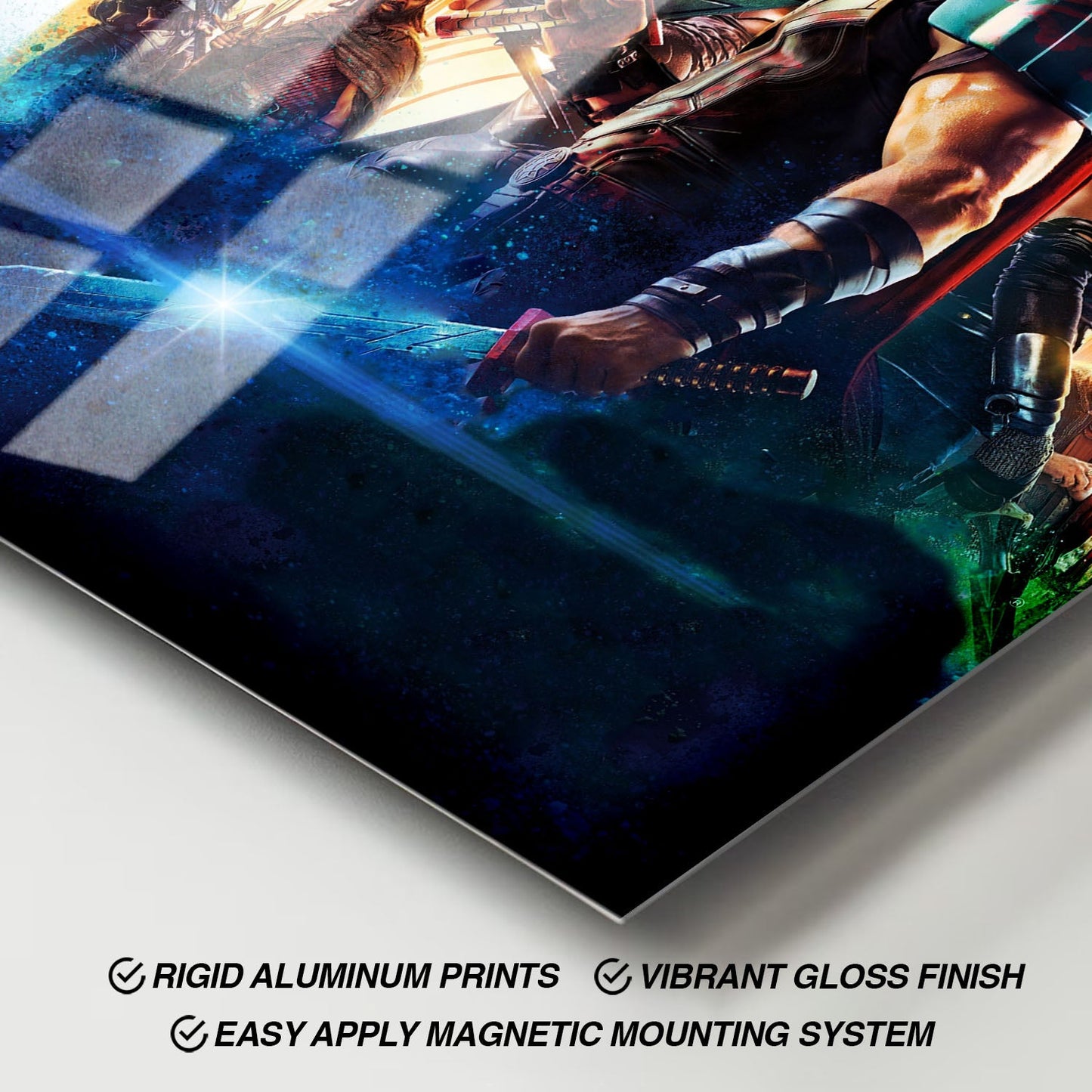 Flex Designs Metal Poster Thor Ragnarok Textless 11 x 17" Home Goods - Movie 2017 Movie Metal Poster