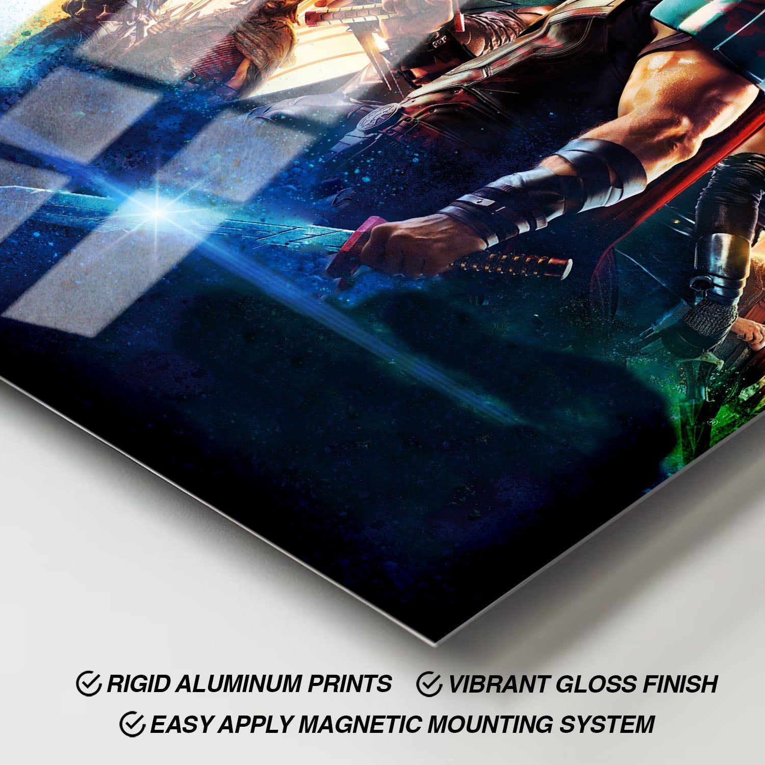 Flex Designs Metal Poster Thor Ragnarok Textless 11 x 17" Home Goods - Movie 2017 Movie Metal Poster
