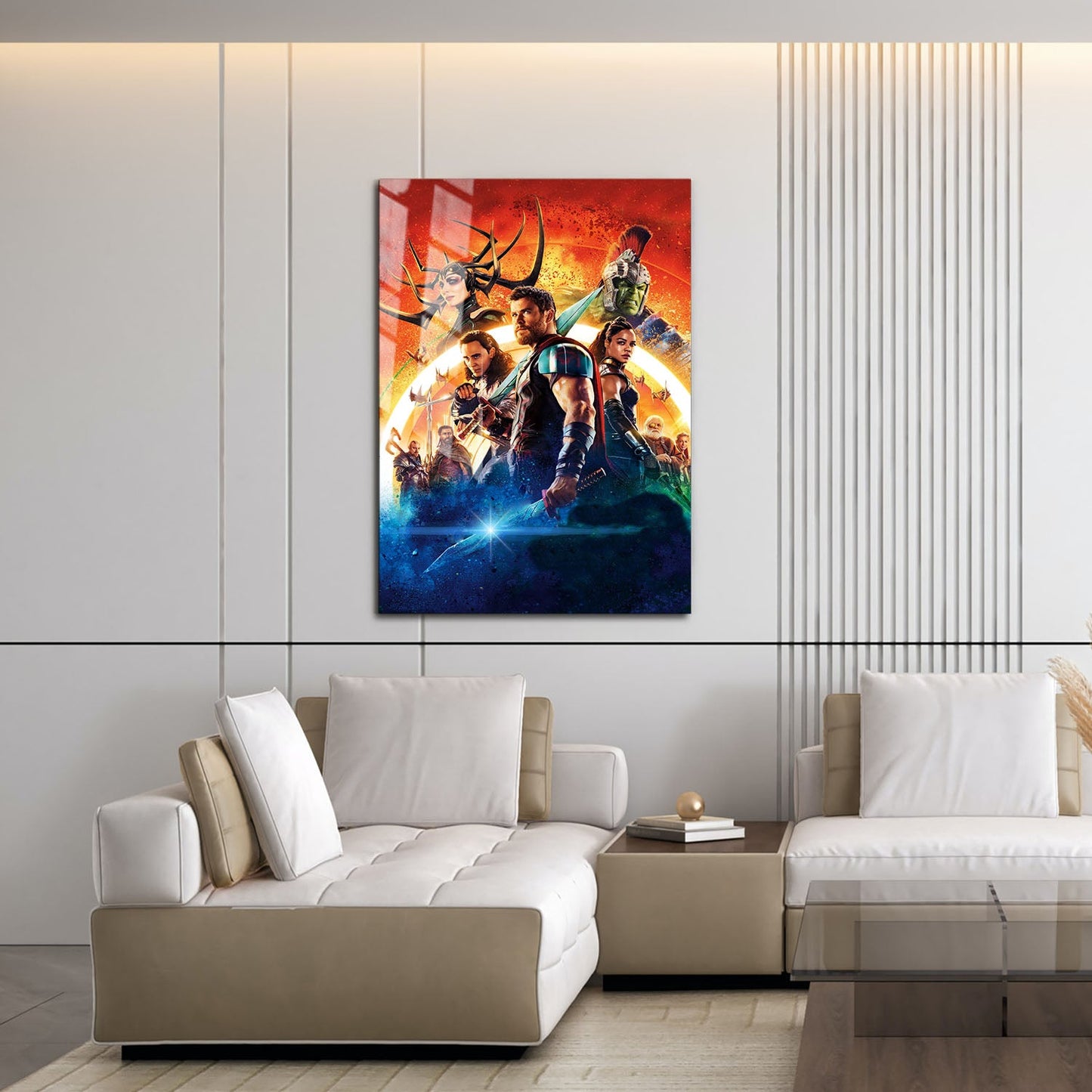 Flex Designs Metal Poster Thor Ragnarok Textless 16 x 24" Home Goods - Movie 2017 Movie Metal Poster