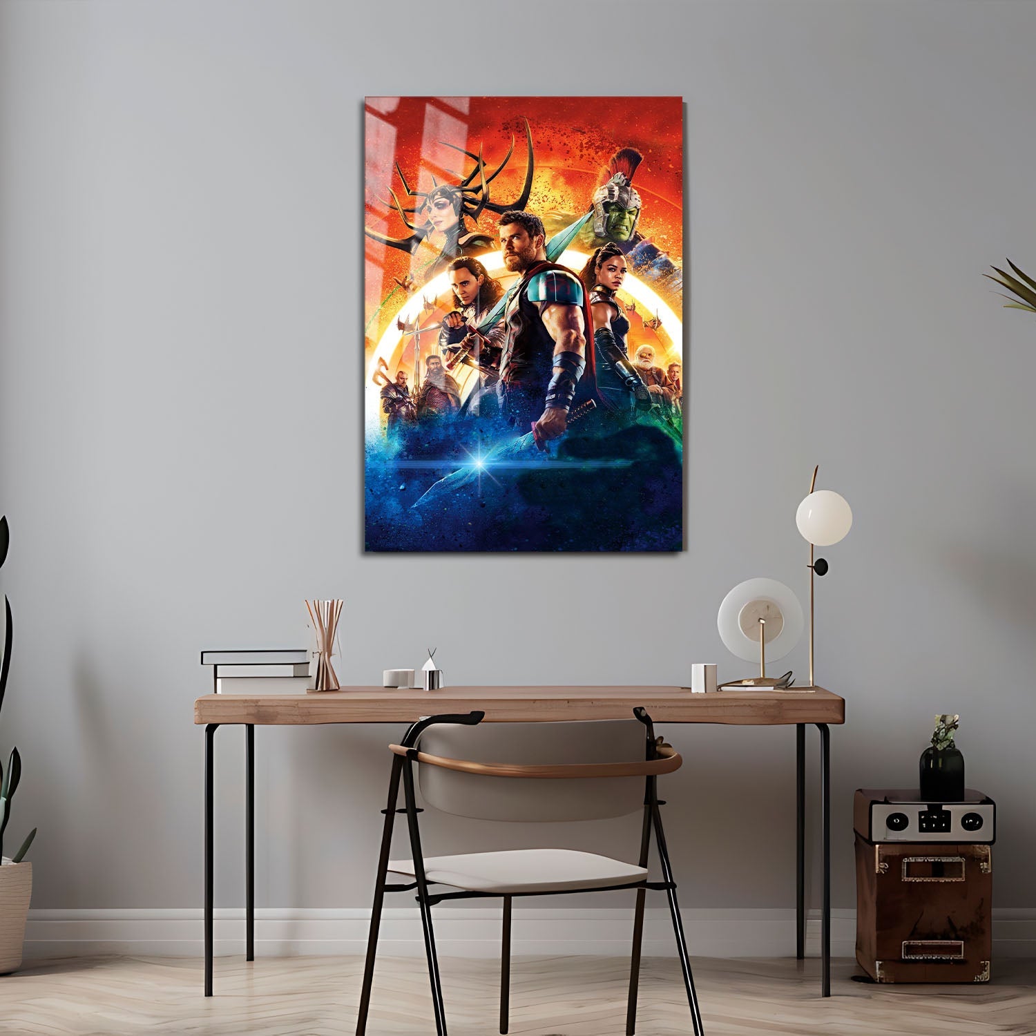 Flex Designs Metal Poster Thor Ragnarok Textless 24 x 36" Home Goods - Movie 2017 Movie Metal Poster