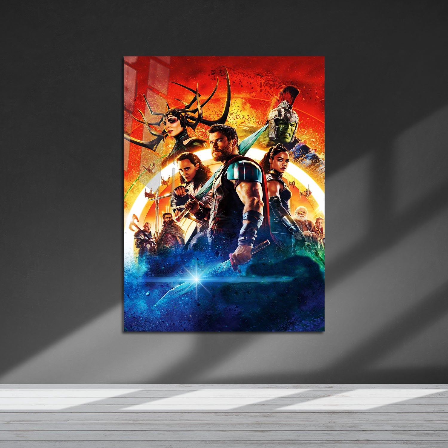 Flex Designs Metal Poster Thor Ragnarok Textless 5 x 7" Home Goods - Movie 2017 Movie Metal Poster