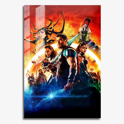Flex Designs Metal Poster Thor Ragnarok Textless 11 x 17" Home Goods - Movie 2017 Movie Metal Poster