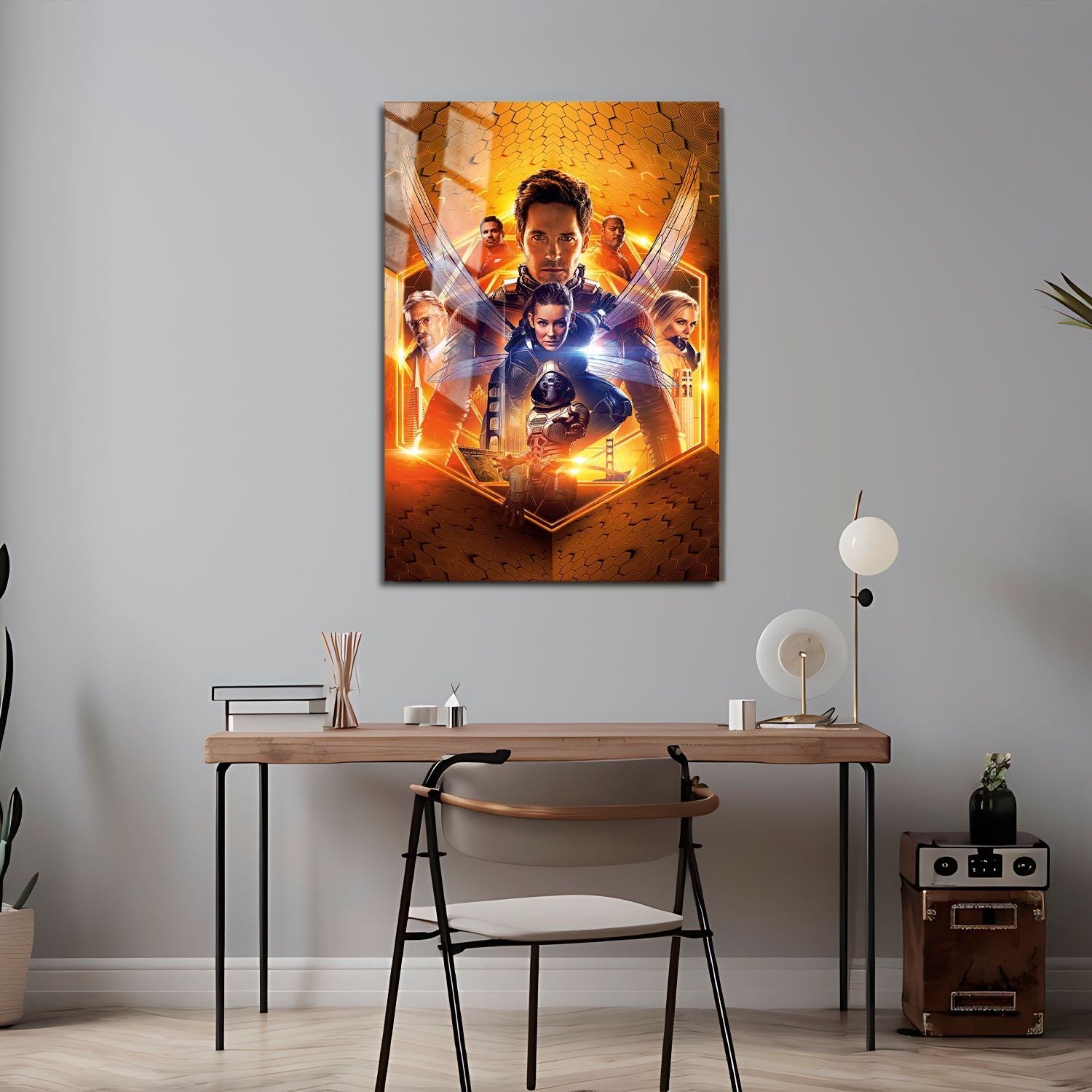 Flex Designs Metal Poster Ant-Man and the Wasp Textless 24 x 36" Home Goods - Movie 2018 Movie Metal Poster