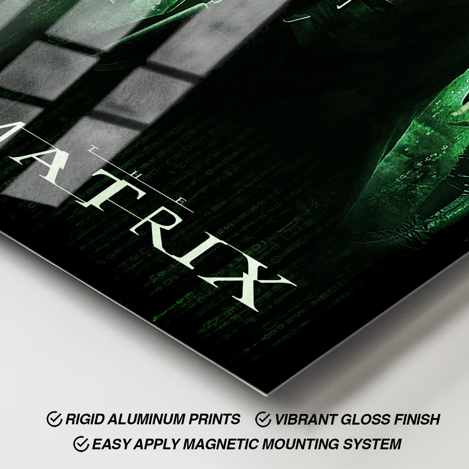 Flex Designs Metal Poster The Matrix Classic 11 x 17" Home Goods - Movie 1999 Movie Metal Poster