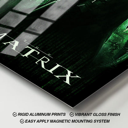 Flex Designs Metal Poster The Matrix Classic 11 x 17" Home Goods - Movie 1999 Movie Metal Poster