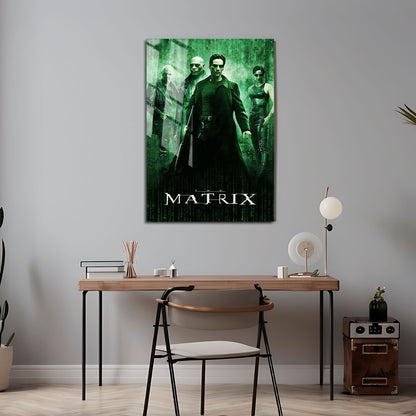 Flex Designs Metal Poster The Matrix Classic 24 x 36" Home Goods - Movie 1999 Movie Metal Poster
