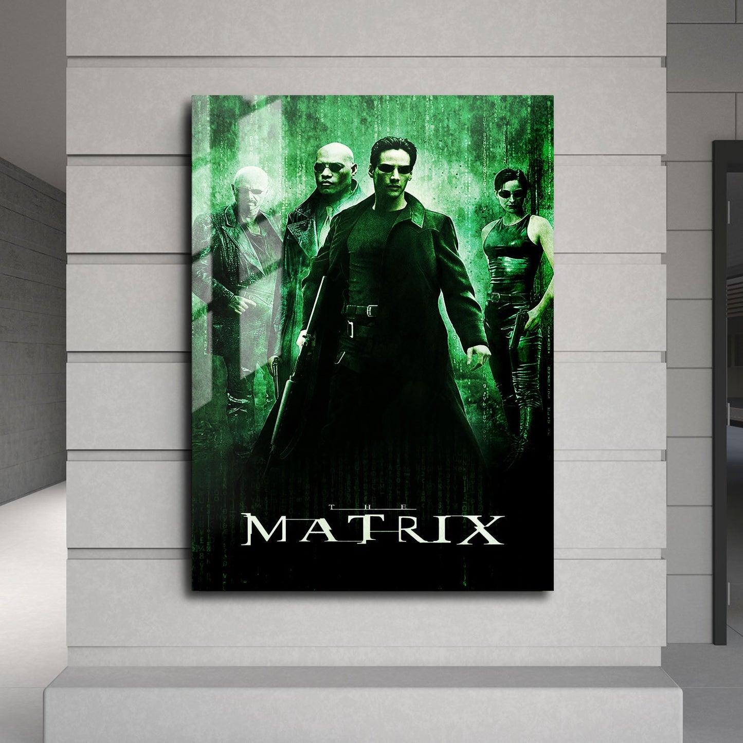 Flex Designs Metal Poster The Matrix Classic 24 x 36" Home Goods - Movie 1999 Movie Metal Poster