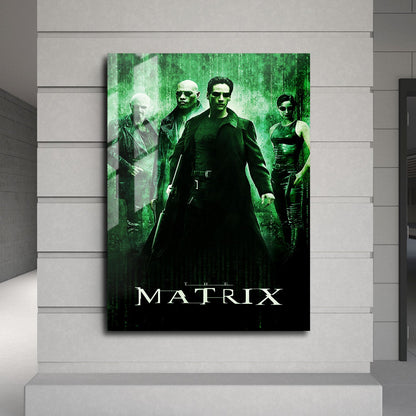 Flex Designs Metal Poster The Matrix Classic 24 x 36" Home Goods - Movie 1999 Movie Metal Poster