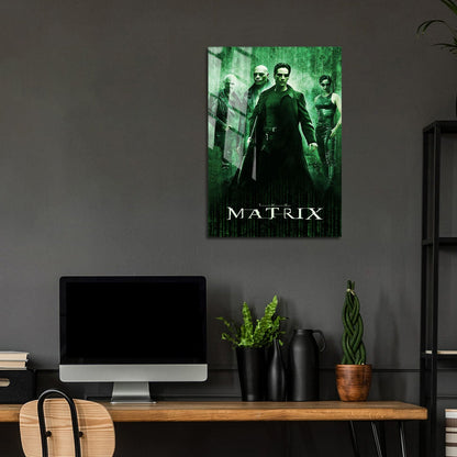 Flex Designs Metal Poster The Matrix Classic 5 x 7" Home Goods - Movie 1999 Movie Metal Poster