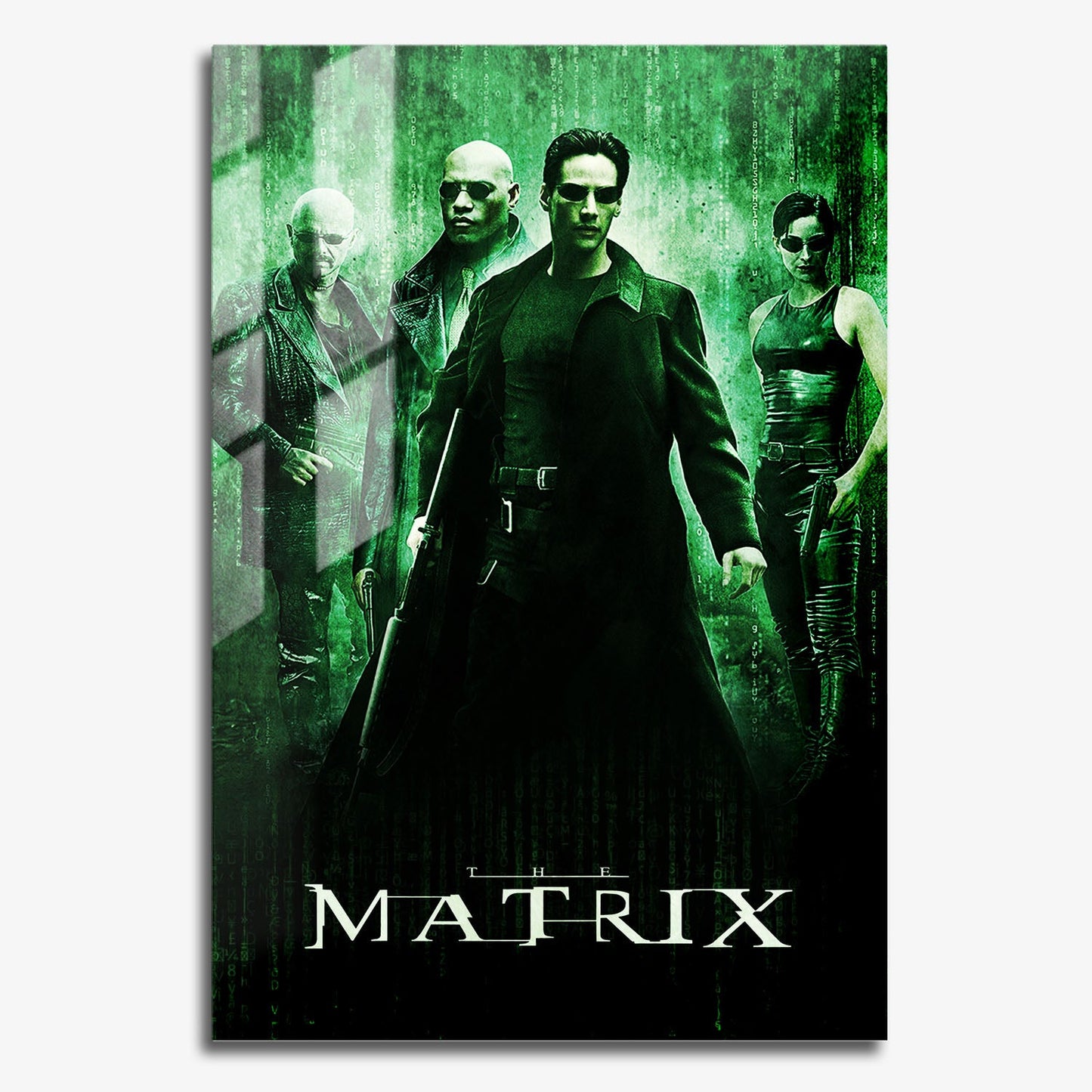 Flex Designs Metal Poster The Matrix Classic 11 x 17" Home Goods - Movie 1999 Movie Metal Poster