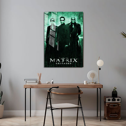 Flex Designs Metal Poster The Matrix Reloaded Classic 24 x 36" Home Goods - Movie 2003 Movie Metal Poster