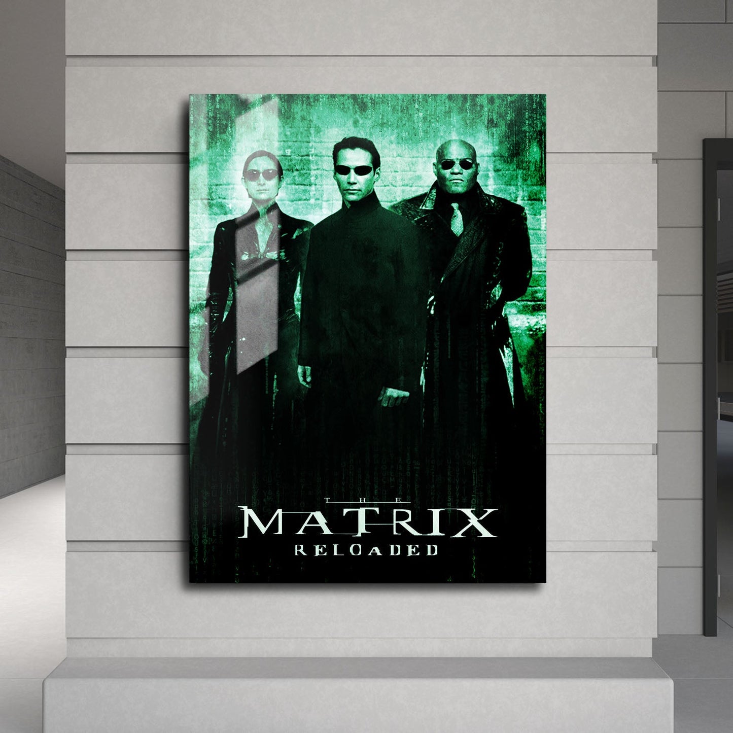 Flex Designs Metal Poster The Matrix Reloaded Classic 24 x 36" Home Goods - Movie 2003 Movie Metal Poster
