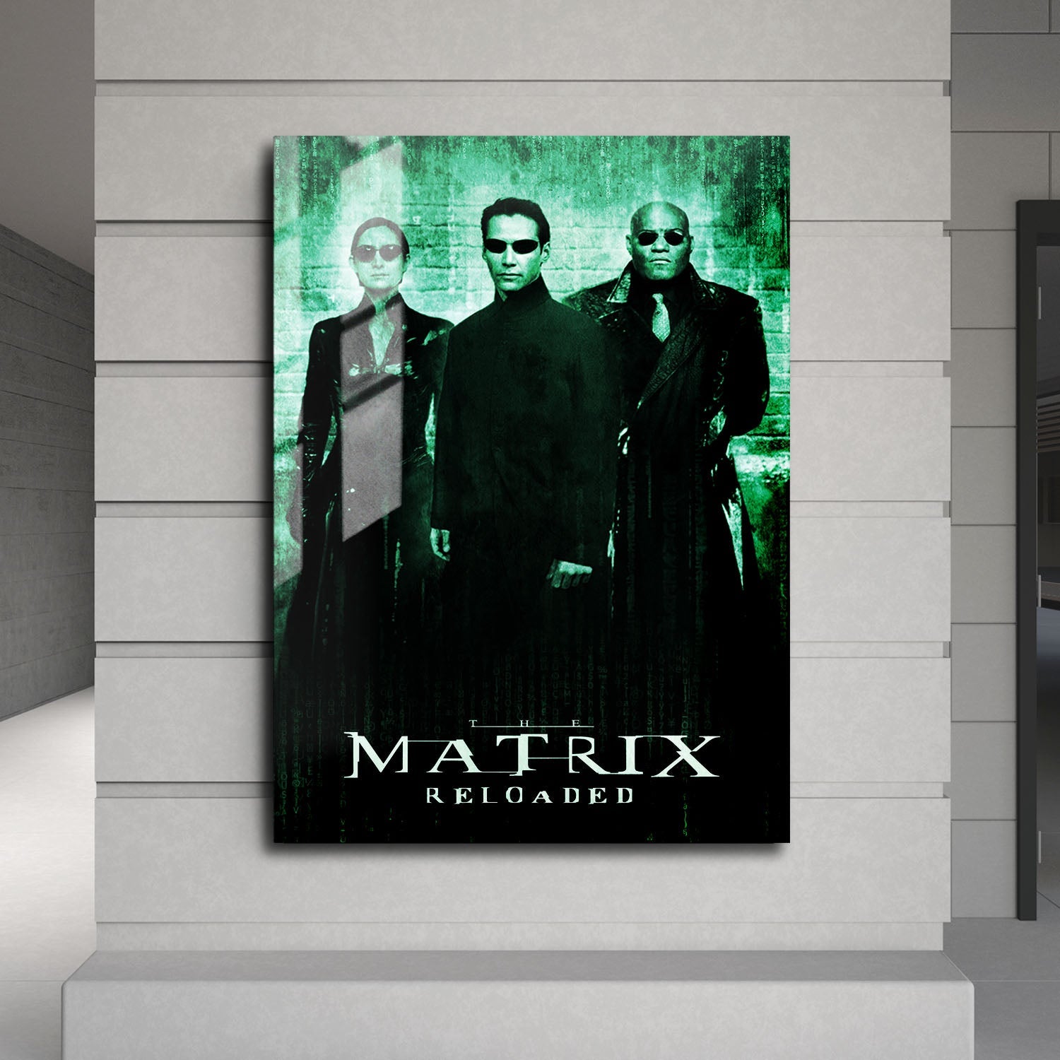Flex Designs Metal Poster The Matrix Reloaded Classic 24 x 36" Home Goods - Movie 2003 Movie Metal Poster