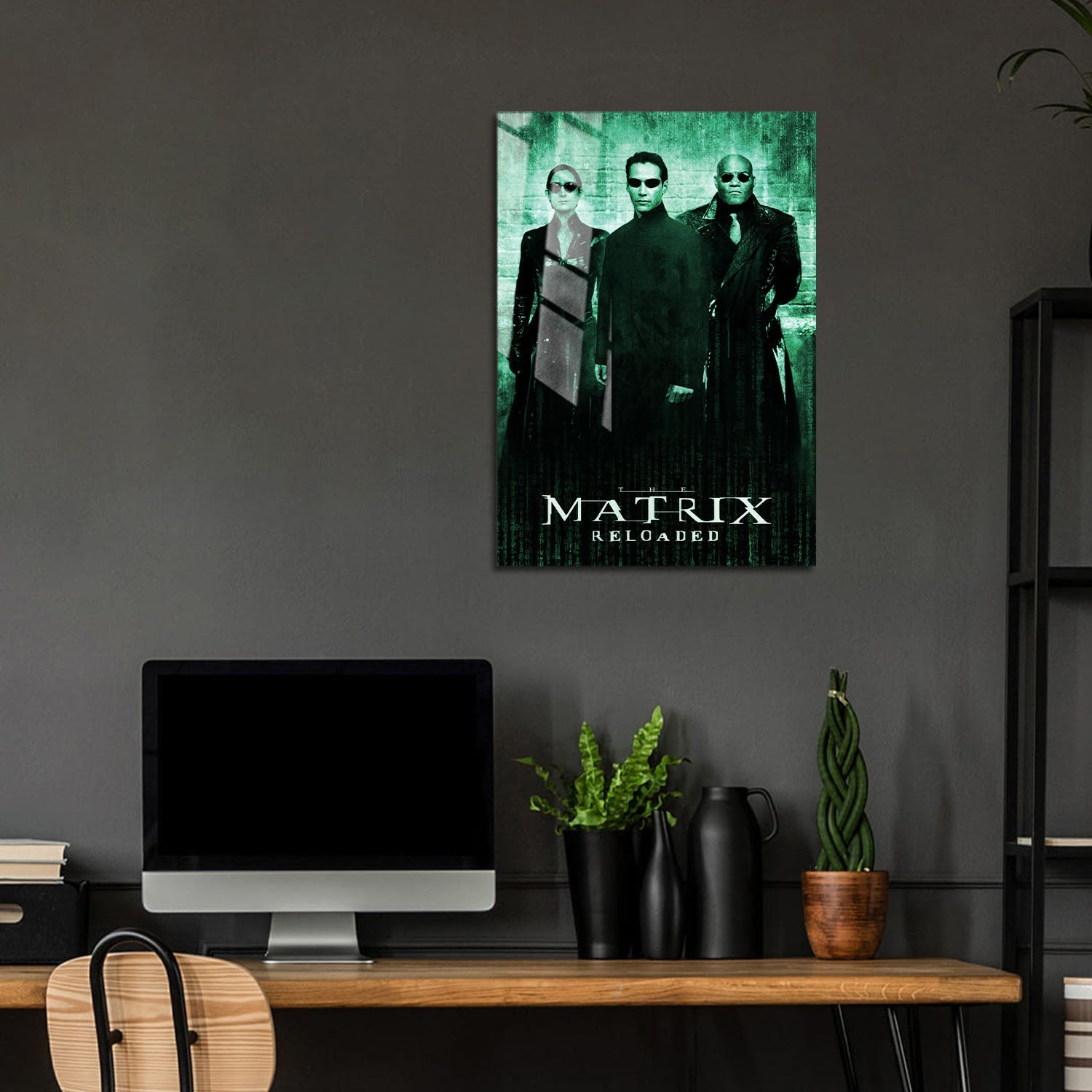 Flex Designs Metal Poster The Matrix Reloaded Classic 5 x 7" Home Goods - Movie 2003 Movie Metal Poster