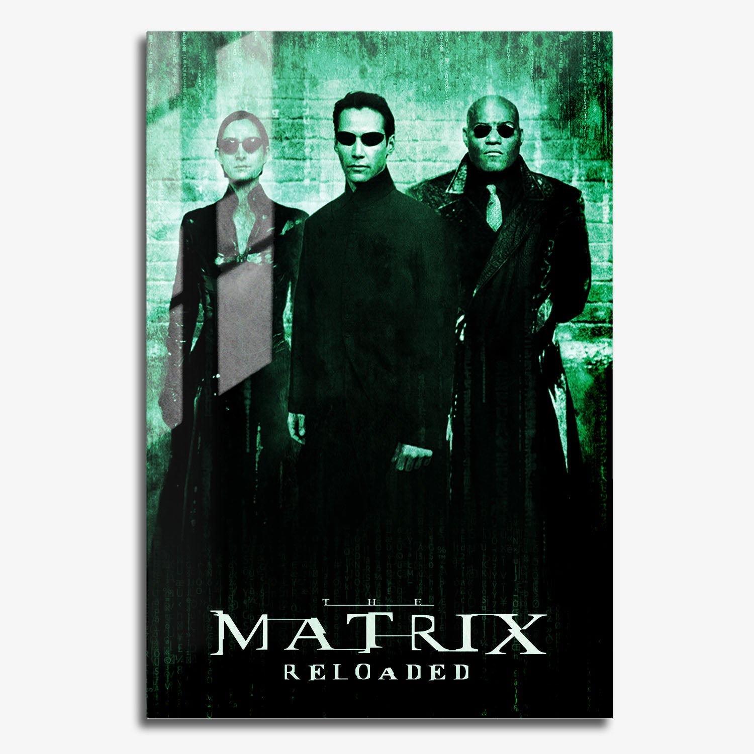 Flex Designs Metal Poster The Matrix Reloaded Classic 11 x 17" Home Goods - Movie 2003 Movie Metal Poster