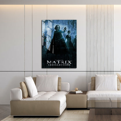 Flex Designs Metal Poster The Matrix Resurrections Classic 16 x 24" Home Goods - Movie 2021 Movie Metal Poster