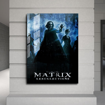 Flex Designs Metal Poster The Matrix Resurrections Classic 24 x 36" Home Goods - Movie 2021 Movie Metal Poster